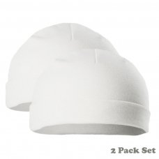 PRH3-W: White 2 Pack Premature Hat